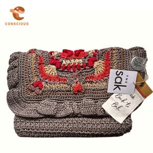 NWT The Sak Handmade Artisan ‘Back To Bali’ Convertible Crossbody Bag